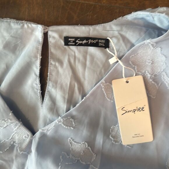 Simplee Boho Floral V Neck Formal Maxi Ruffle Flowy Bridesmaid Wedding Dress - Picture 9 of 13